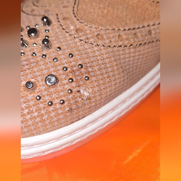 Jimmy Choo Tan Men's Sneakers with Studded Design - Picture 9 of 12